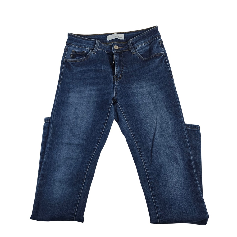 KanCan Womens Jeans Dark Wash Skinny Fit Stretch Mid Rise‎ Size 7 KC11214D